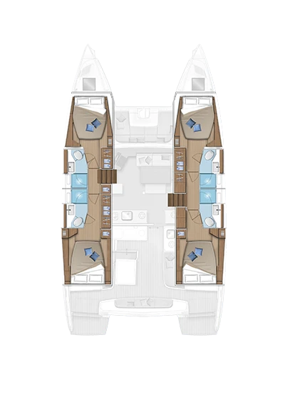 Boat rental Lagoon Lagoon 46 in Alimos on Samboat