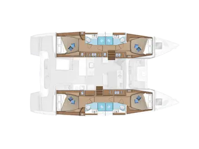 Lagoon Lagoon 46 charter bareboat or captained in  Alimos