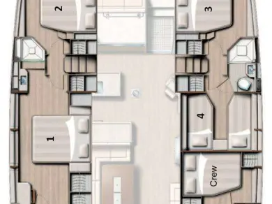 Catamaran rental with or without captain Bali Salerno