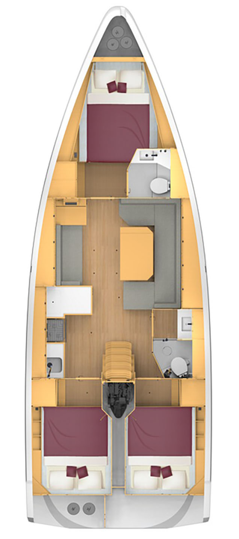 Sailboat rental in Paros (Island) - Bavaria Bavaria C42