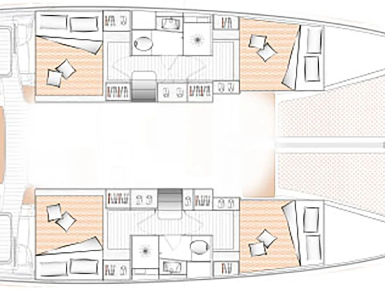 Bareboat Rental Catamaran Excess with a boat licence