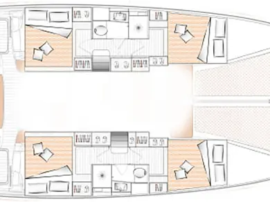 Bareboat Rental Catamaran Excess with a boat licence