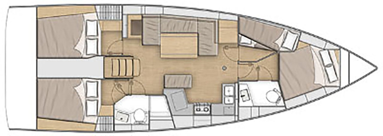 Boat rental Bénéteau Oceanis 40.1 in Bormes-les-Mimosas on Samboat