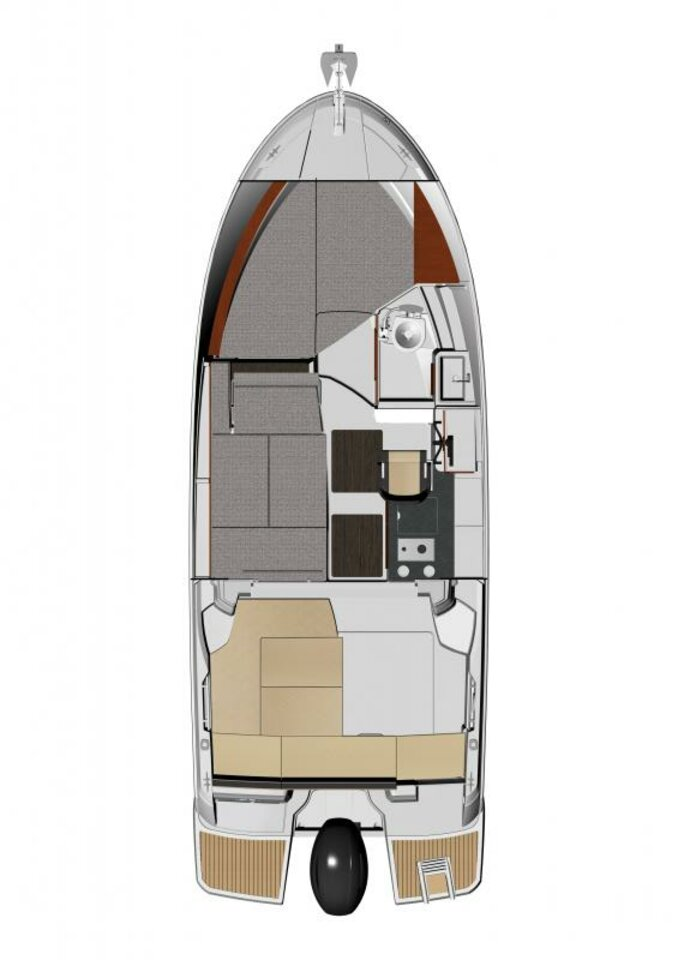 Bareboat Rental Motorboat Jeanneau with a boat licence