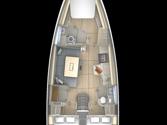 Sailboat rental in Frenchtown - Dufour Dufour 430