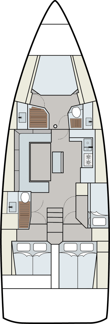 Yacht charter Frenchtown cheap Dufour 470