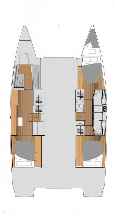 Catamaran rental with or without captain Fountaine Pajot Frenchtown