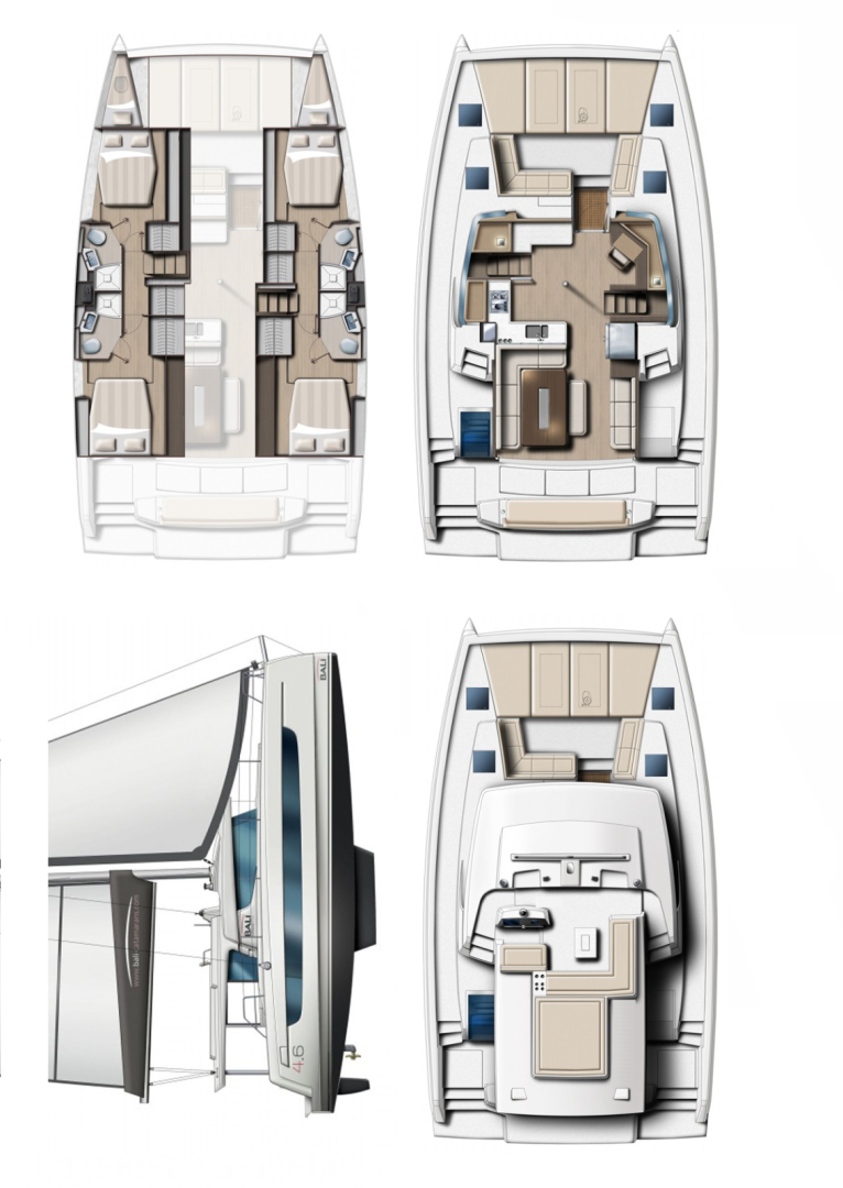 Bareboat Rental Catamaran Bali with a boat licence