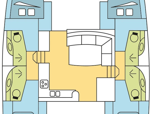 Catamaran for rent Tribunj at the best price