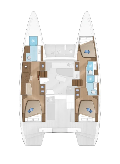 Lagoon Lagoon 42 charter bareboat or captained in  Rogoznica