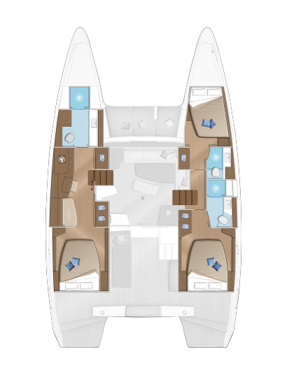 Lagoon Lagoon 42 charter bareboat or captained in  Rogoznica