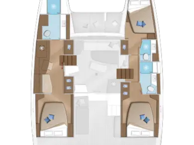 Lagoon Lagoon 42 charter bareboat or captained in  Rogoznica