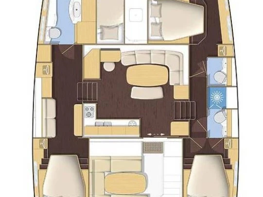 Catamaran rental in Rogoznica - Lagoon Lagoon 421