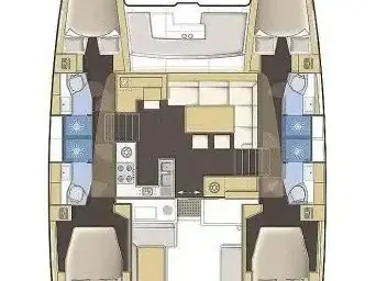 Bareboat Rental Catamaran Lagoon with a boat licence
