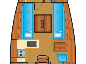 Sailboat rental in Heiligenhafen - Salona Salona 38