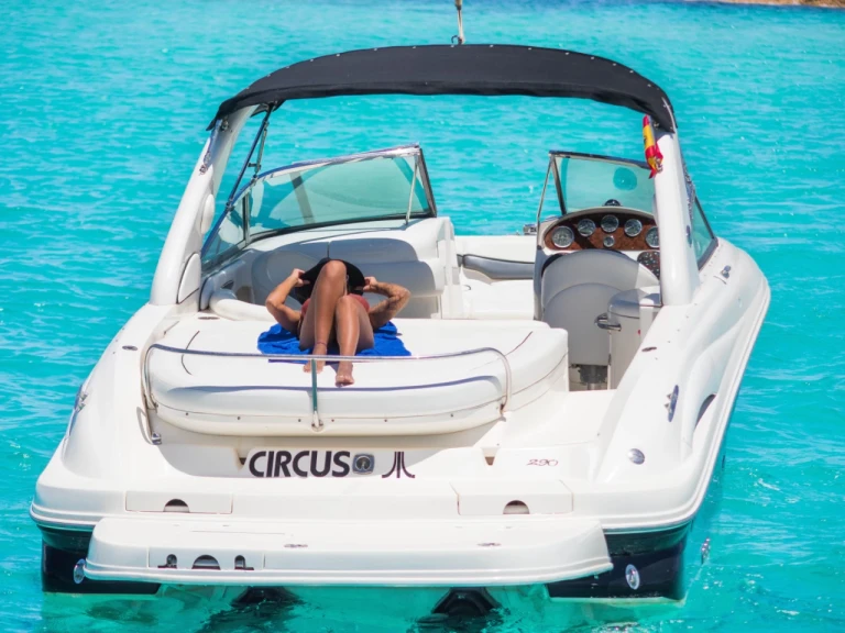 Bareboat Rental Motorboat Sea Ray with a boat licence