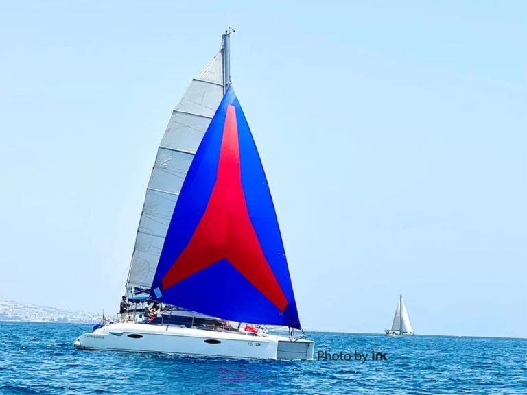 Bareboat Rental Catamaran Fountaine Pajot with a boat licence