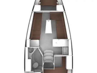 Bareboat Rental Sailboat Bavaria with a boat licence