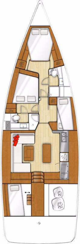 Boat rental Bénéteau Sense 50 in Jezera on Samboat