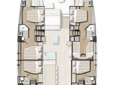 Catamaran rental in Road Town - Bali Bali 5.4 - 6 + 1 cab.