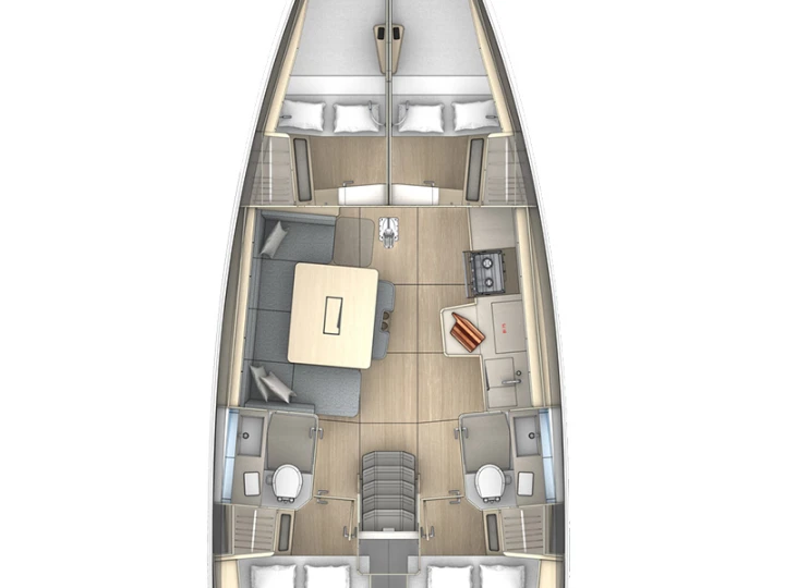 Sailboat rental in Seget Donji - Dufour Dufour 41