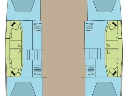 Fountaine Pajot Elba 45 charter bareboat or captained in  Komolac