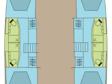 Fountaine Pajot Elba 45 charter bareboat or captained in  Komolac