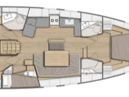 Bareboat Rental Sailboat Bénéteau with a boat licence