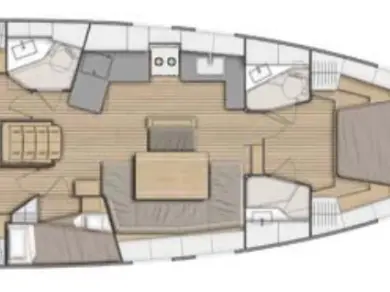 Bareboat Rental Sailboat Bénéteau with a boat licence