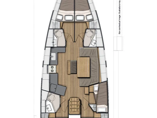 Sailboat rental with or without captain Bénéteau Seget Donji