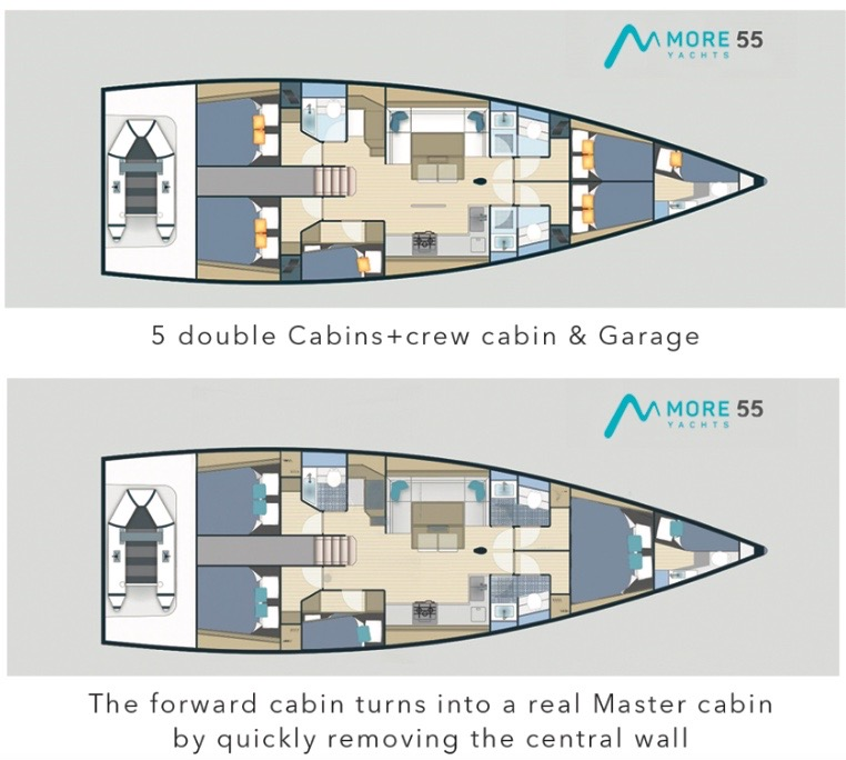 Yacht charter Seget Donji cheap More 55