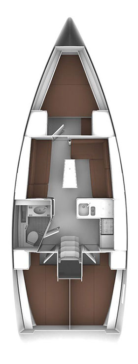 Yacht charter Split cheap Cruiser 37
