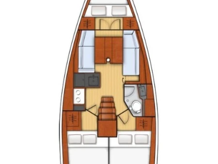 Sailboat rental in Biograd na Moru - Bénéteau Oceanis 35.1