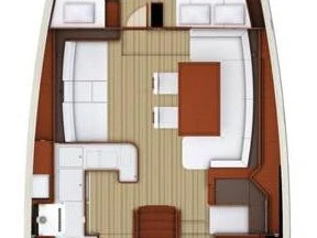 Sailboat rental in Lávrio - Jeanneau Jeanneau 58