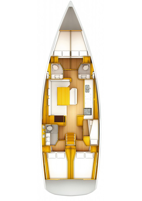Sailboat rental with or without captain Jeanneau Lávrio