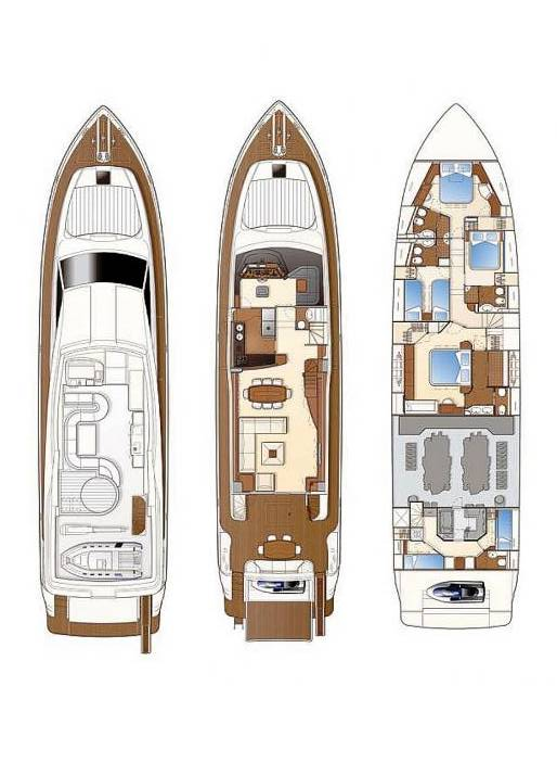 Boat rental Ferretti Ferretti Yachts 830 Flybridge in Glyfada on Samboat