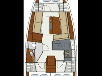 Yacht charter Lefkáda cheap Hanse 345