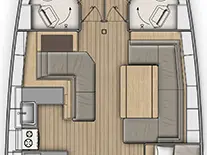 Sailboat rental in Kos - Bénéteau Oceanis 51.1