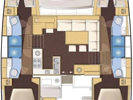 Lagoon Lagoon 450 F charter bareboat or captained in  Lávrio