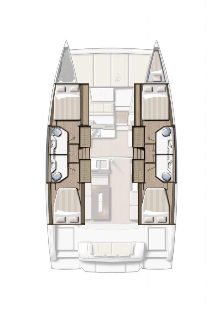 Catamaran rental in Trogir - Bali Bali 4.2