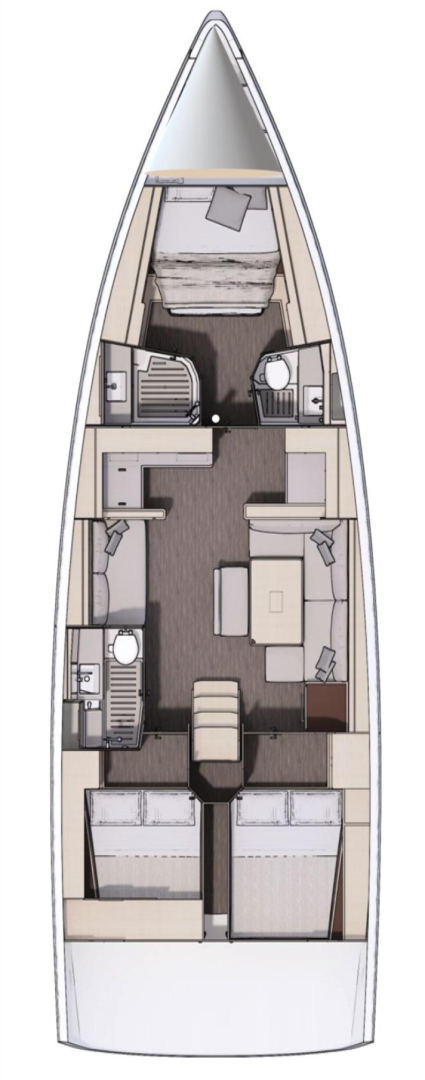 Yacht charter Sukošan cheap Dufour 470