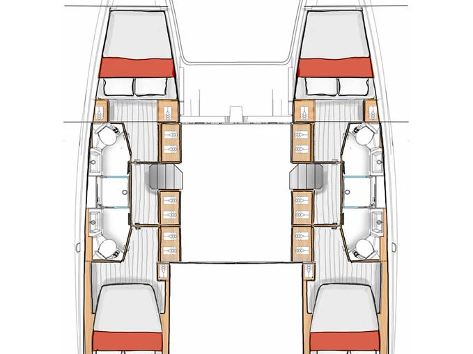 Catamaran for rent Komolac at the best price