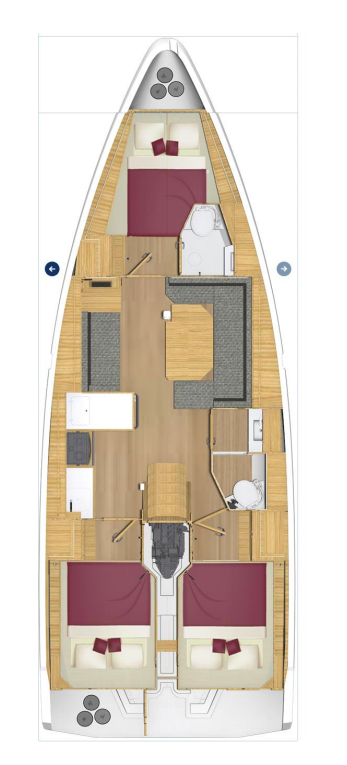 Bareboat Rental Sailboat Bavaria with a boat licence