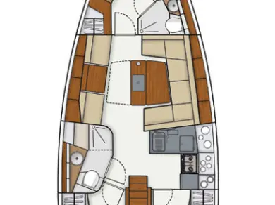 Sailboat rental with or without captain Hanse Šibenik