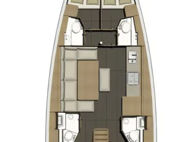 Rent a Dufour Dufour 460 Grand Large Kaštela