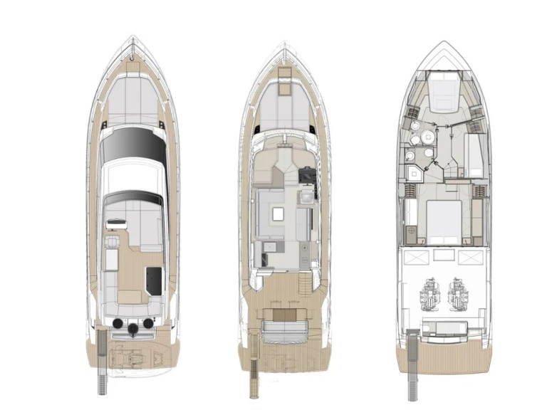 Luxury Yacht rental with or without captain Ferretti Sukošan