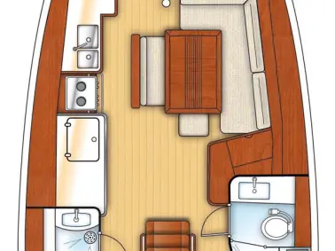 Sailboat rental with or without captain Bénéteau Bari