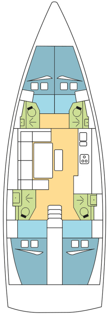 Dufour Dufour 460 Grand Large charter bareboat or captained in  Seget Donji