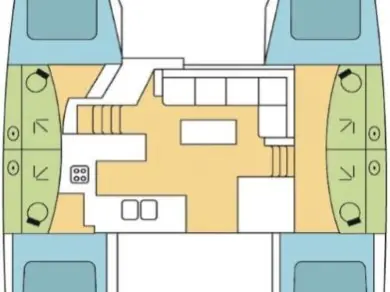 Boat rental Fountaine Pajot Elba 45 in Olbia on Samboat