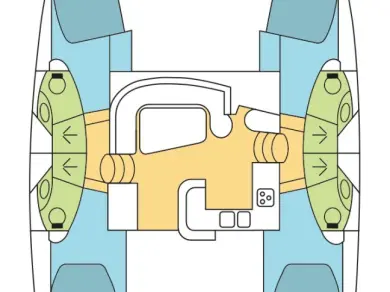 Catamaran rental with or without captain Leopard Catamarans / Robertson & Caine Airlie Beach